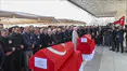 Katar'da şehit olan ASELSAN teknisyenleri Ankara'da son yolculuğuna uğurlandı