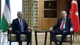 Cumhurbaşkanı Erdoğan, Mirziyoyev ile Türkistan’da bir araya geldi