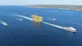 350 metrelik sondaj platformu iskelesi Çanakkale Boğazı’ndan geçti