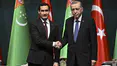 Cumhurbaşkanı Erdoğan, Berdimuhamedov ile görüştü