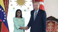 Cumhurbaşkanı Erdoğan, Venezuela Geçici Devlet Başkanı Rodriguez’i kabul etti