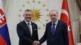 Cumhurbaşkanı Erdoğan, Slovakya Cumhurbaşkanı Pellegrini’yi kabul etti