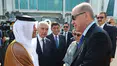 Cumhurbaşkanı Erdoğan, taziye ziyareti için Katar’da
