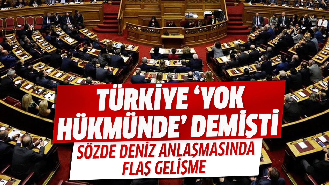 Sözde deniz anlaşmasında flaş gelişme