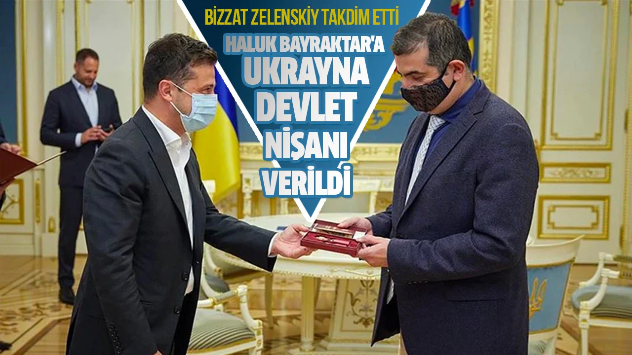 Haluk Bayraktar'a Ukrayna devlet nişanı verildi