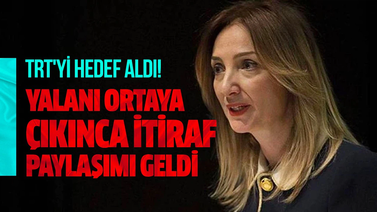 CHP'li Aylin Nazlıaka TRT'yi hedef aldı