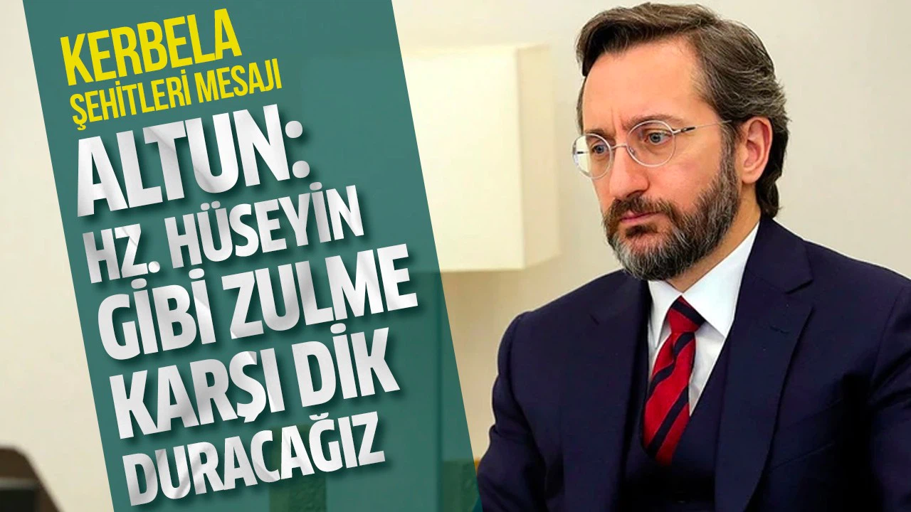 Fahrettin Altun, Kerbela şehitlerini unutmadı