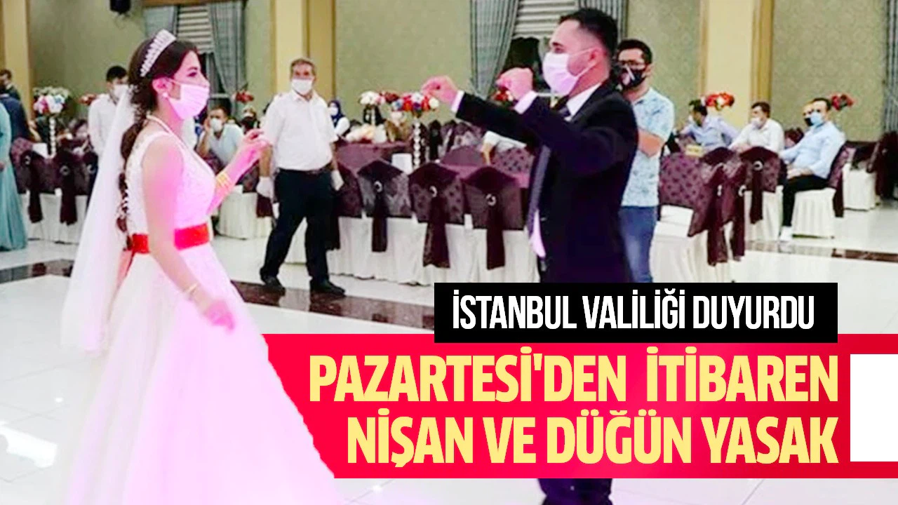 İstanbul Valiliği'nden nişan, düğün ve etkinlik açıklaması