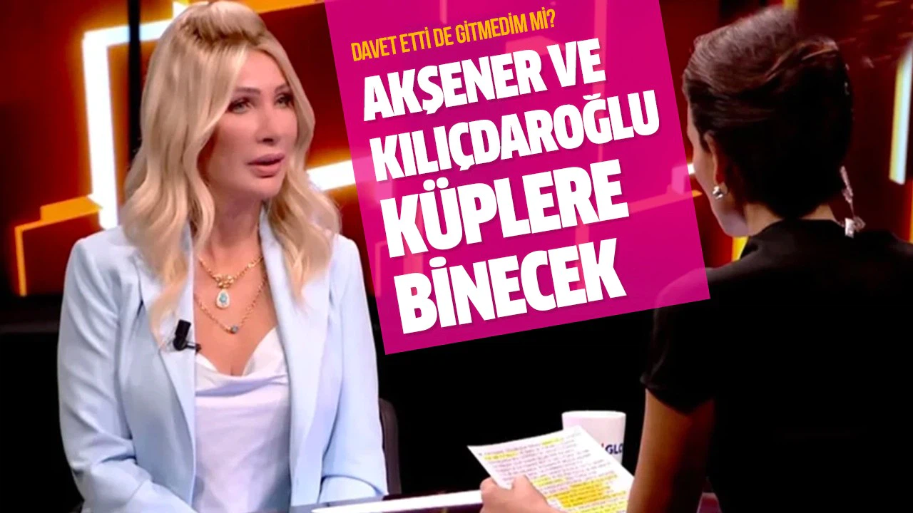 Seda Sayan'ın açıklamaları Akşener ve Kılıçdaroğlu küplere binecek