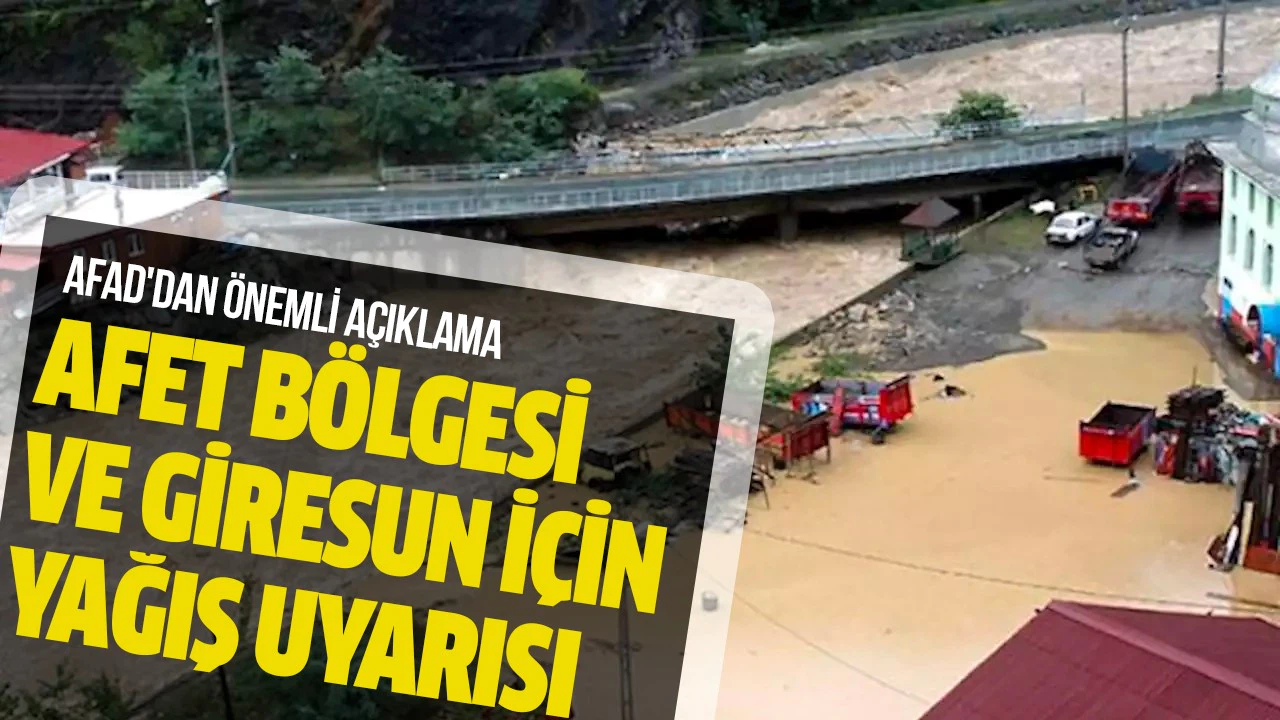 Afet bölgesi için AFAD'dan önemli uyarı