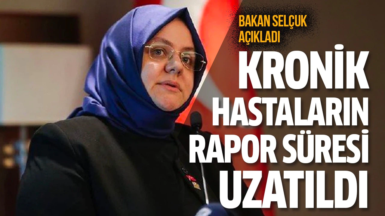 Kronik hastalarla ilgili önemli karar! Süresi uzatıldı