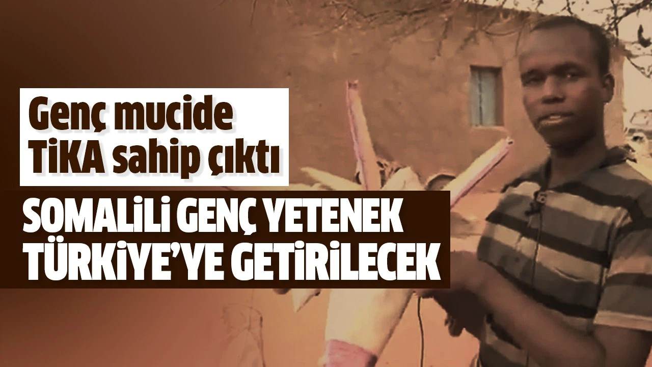 Somalili genç yetenek Türkiye'ye getirilecek