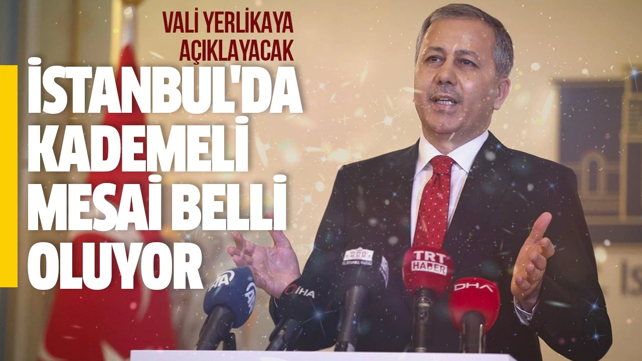 İstanbul'da kademeli mesai belli oluyor