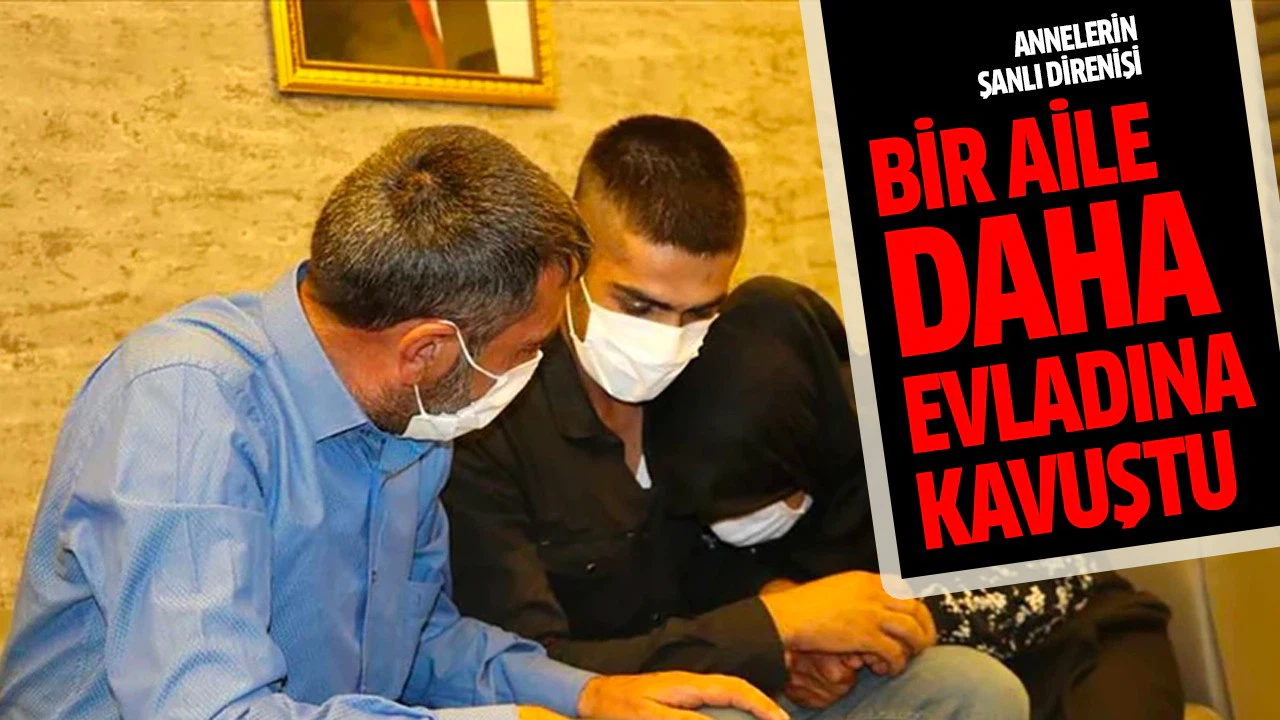 Diyarbakır annelerinin eylemi sayesinde bir aile daha evladına kavuştu