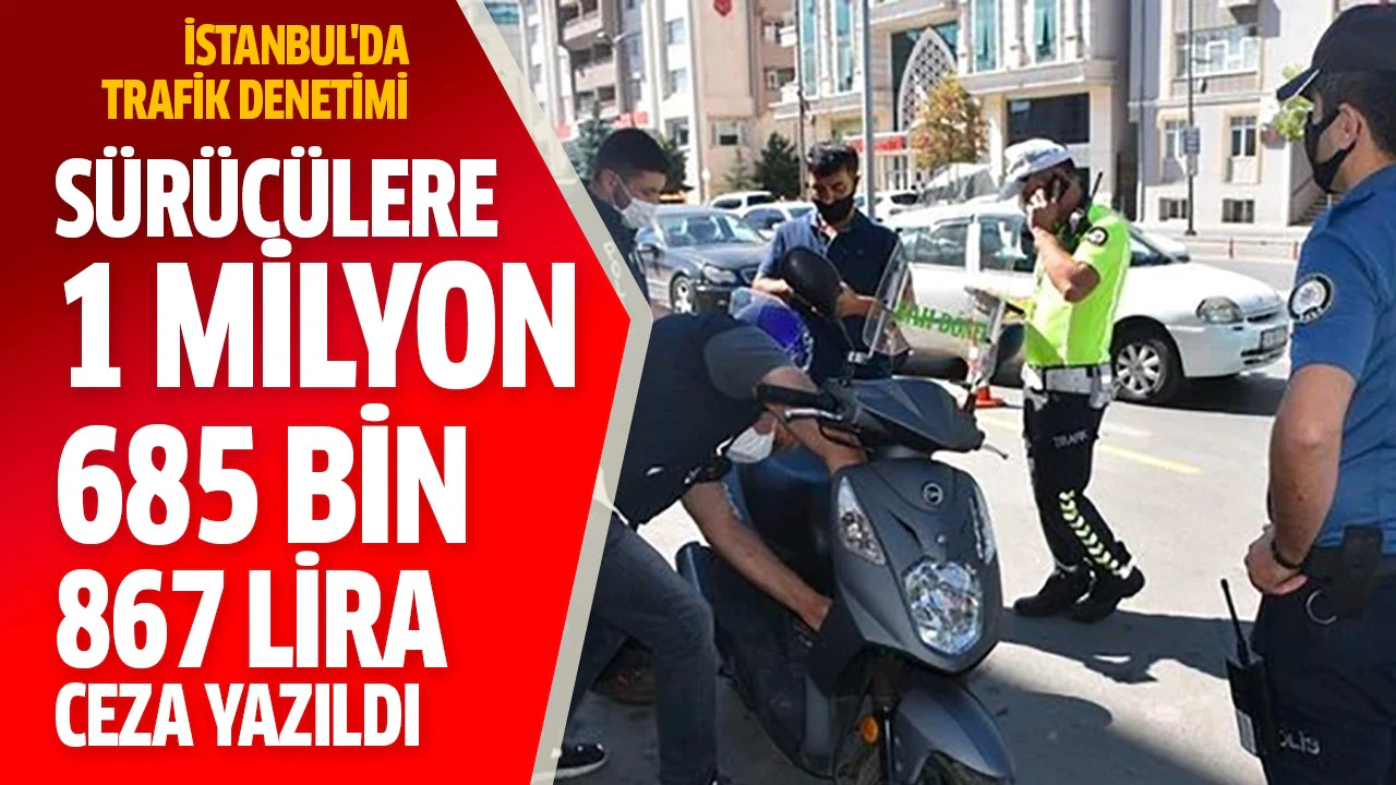 İstanbul'da trafik denetimi: 4 bin 33 sürücüye ceza