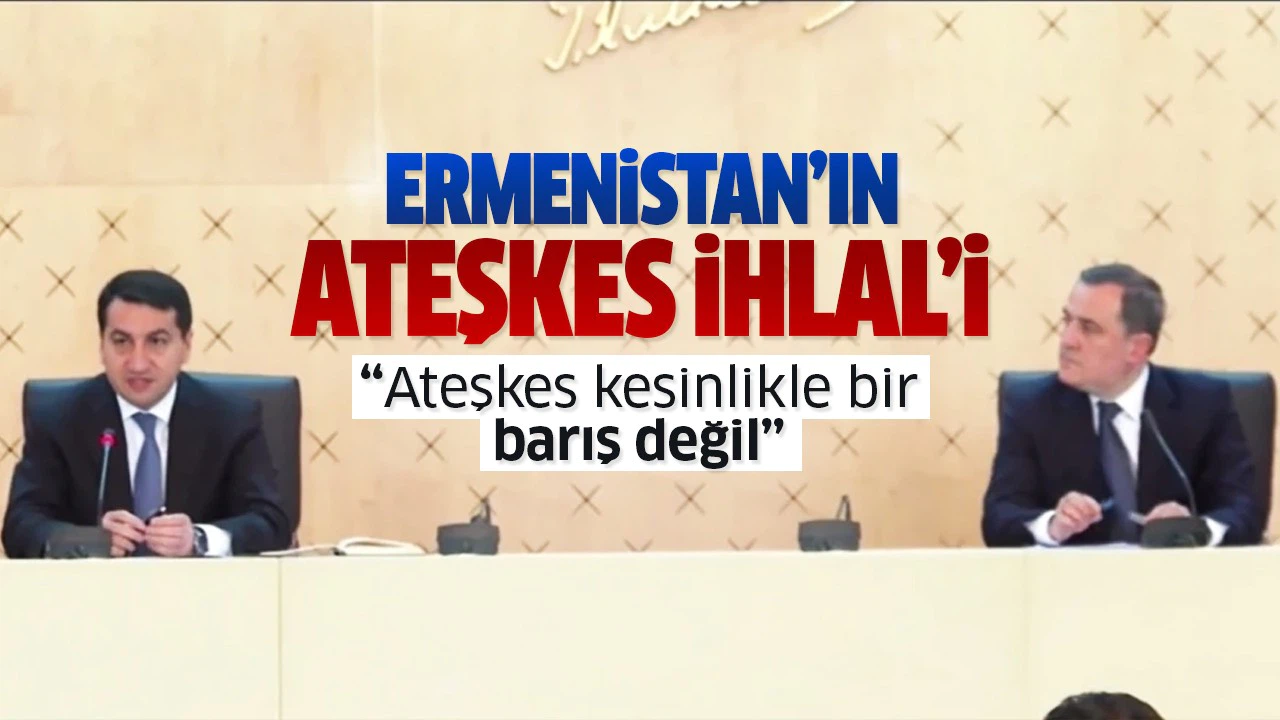 Azerbaycan'dan kritik basın toplantısı