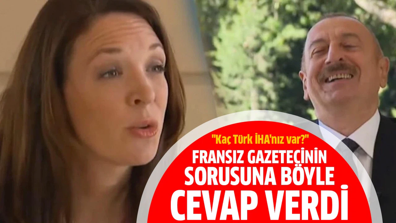 Aliyev Fransız gazetecinin sorusuna böyle cevap verdi