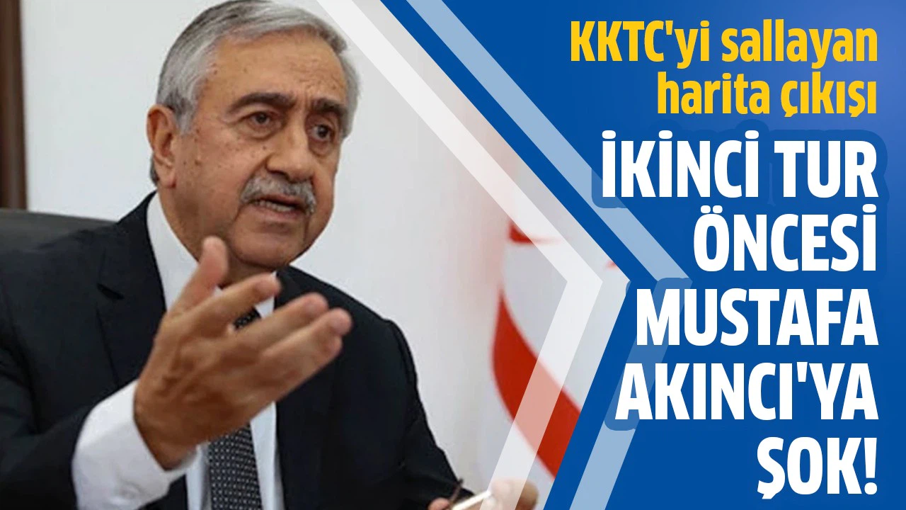 İkinci tur öncesi Mustafa Akıncı'ya şok!