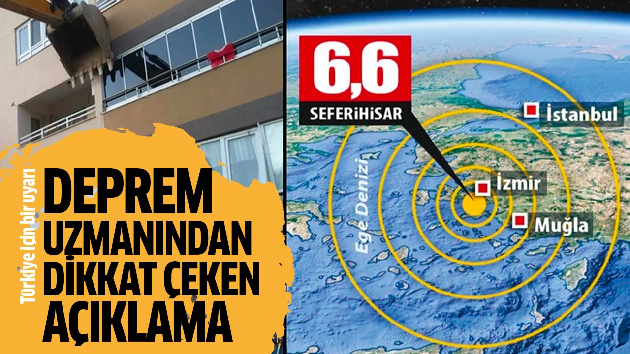 Deprem uzmanından dikkat çeken açıklama