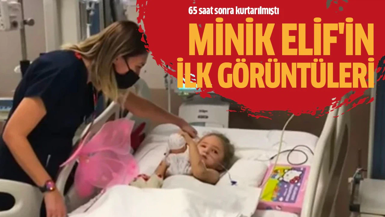 Minik Elif'in ilk görüntüleri
