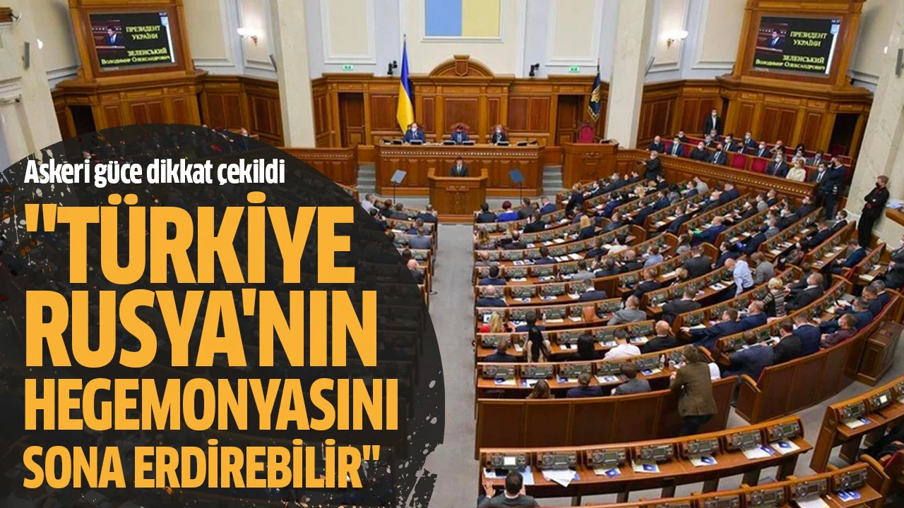 "Türkiye Rusya'nın hegemonyasını sona erdirebilir"