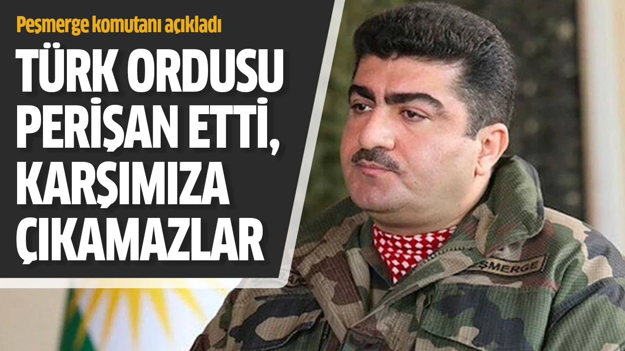 Peşmerge komutanı: PKK karşımıza çıkamaz