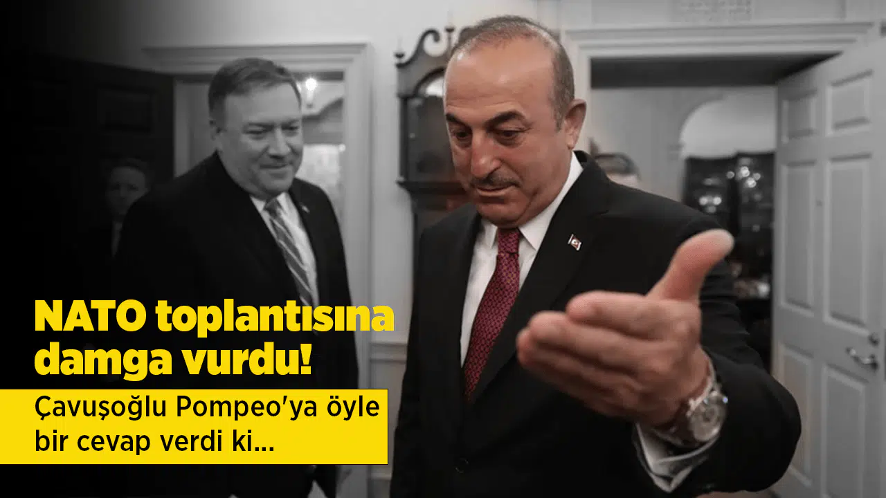Mevlüt Çavuşoğlu Pompeo'ya öyle bir cevap verdi ki...