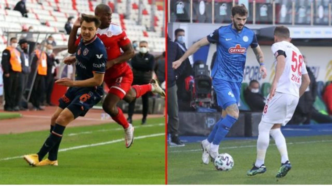 Süper Lig'deki Rizespor-Sivasspor ve Antalyaspor-Başakşehir maçları 0-0 sona erdi