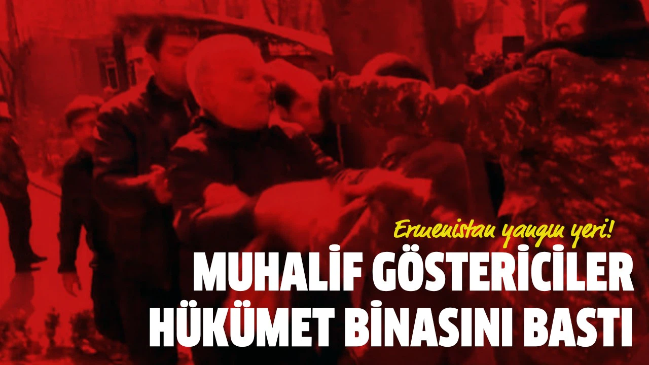 Muhalif göstericiler hükümet binasını bastı