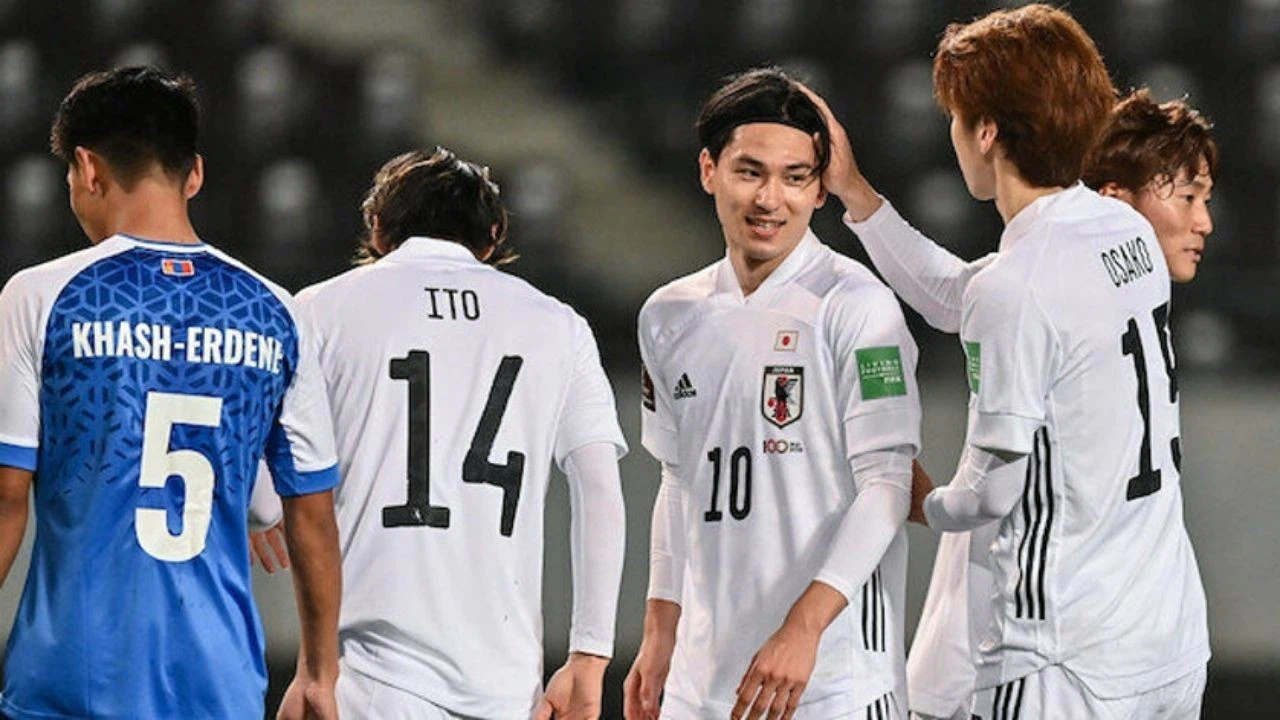Japonya Dünya Kupası elemeleri maçında Moğolistan'a 14 gol attı