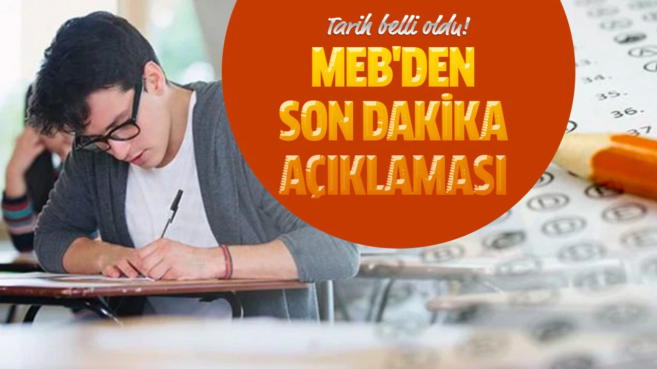 MEB'den son dakika açıklaması: LGS başvuru tarihi belli oldu!