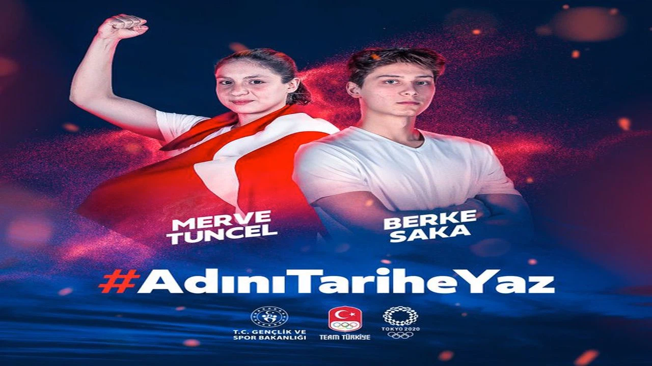 Tokyo Olimpiyat Oyunları'nın açılış töreninde Türk bayrağını Merve Tuncel ile Berke Saka taşıyacak