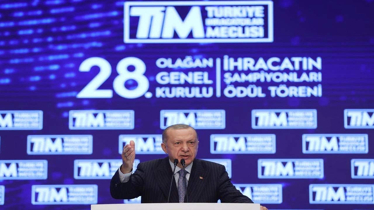 Cumhurbaşkanı Erdoğan, TİM 28. Olağan Genel Kurulu ve İhracatın Şampiyonları Ödül Töreni'ne katıldı