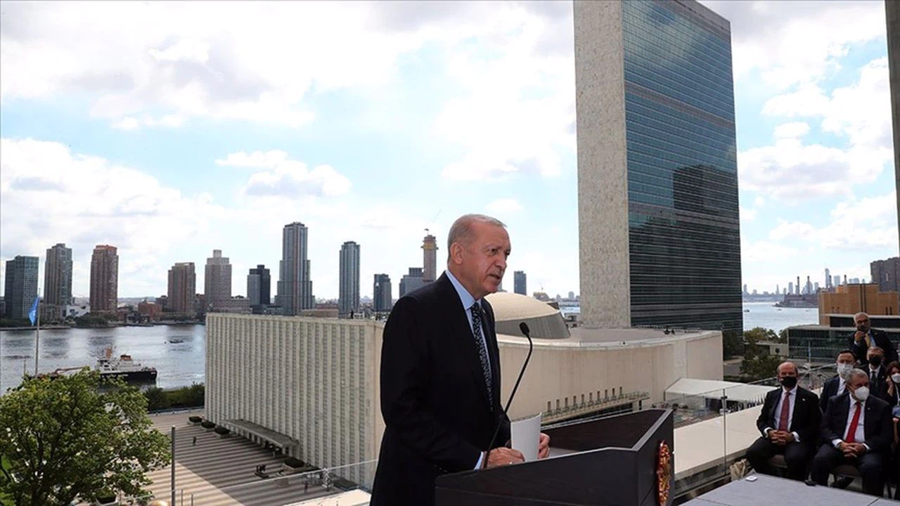 Cumhurbaşkanı Erdoğan, New York'ta yeni Türkevi Binasının açılışında konuştu