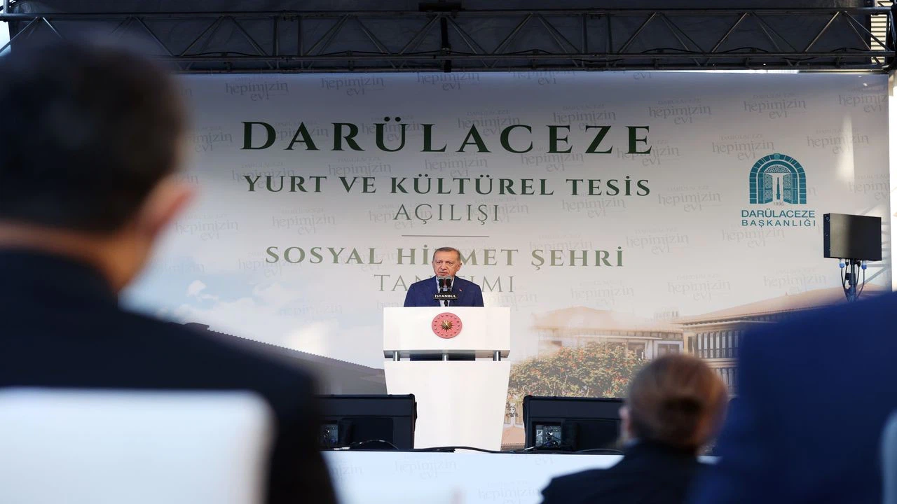 Cumhurbaşkanı Erdoğan, Darülaceze'deki açılış ve tanıtım töreninde konuştu