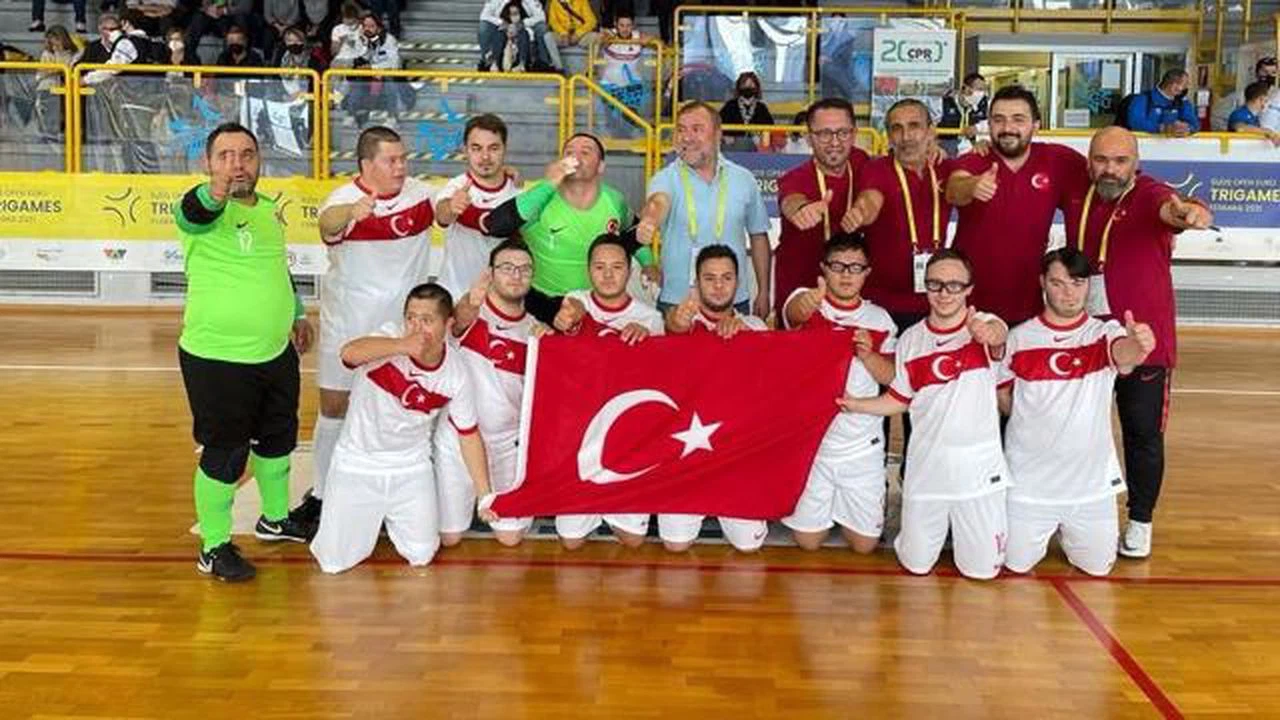 Down Sendromlular Futsal Milli Takımı Avrupa şampiyonu oldu