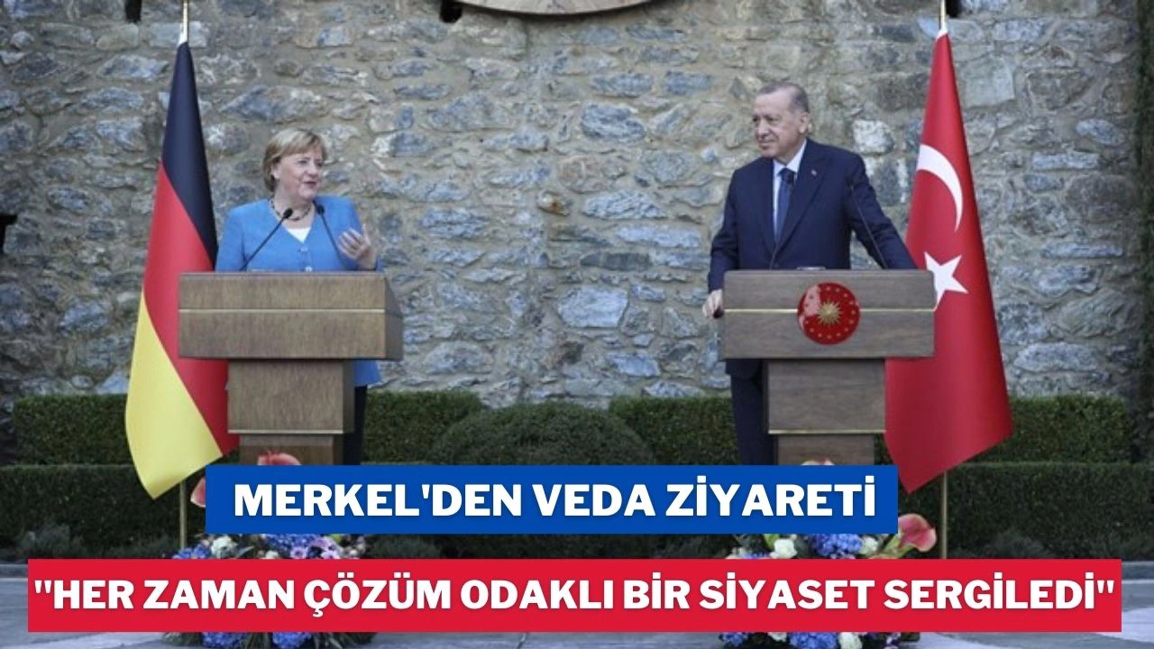Merkel'den veda ziyareti