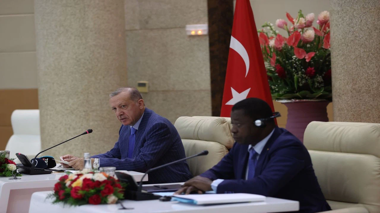 Cumhurbaşkanı Erdoğan, Togo Cumhurbaşkanı Gnassingbe ile ortak basın toplantısında konuştu