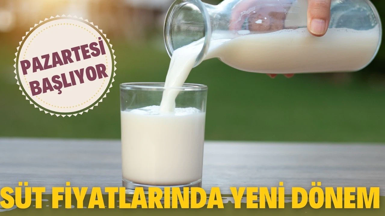 Süt fiyatlandırılmasında yeni dönem pazartesi başlıyor