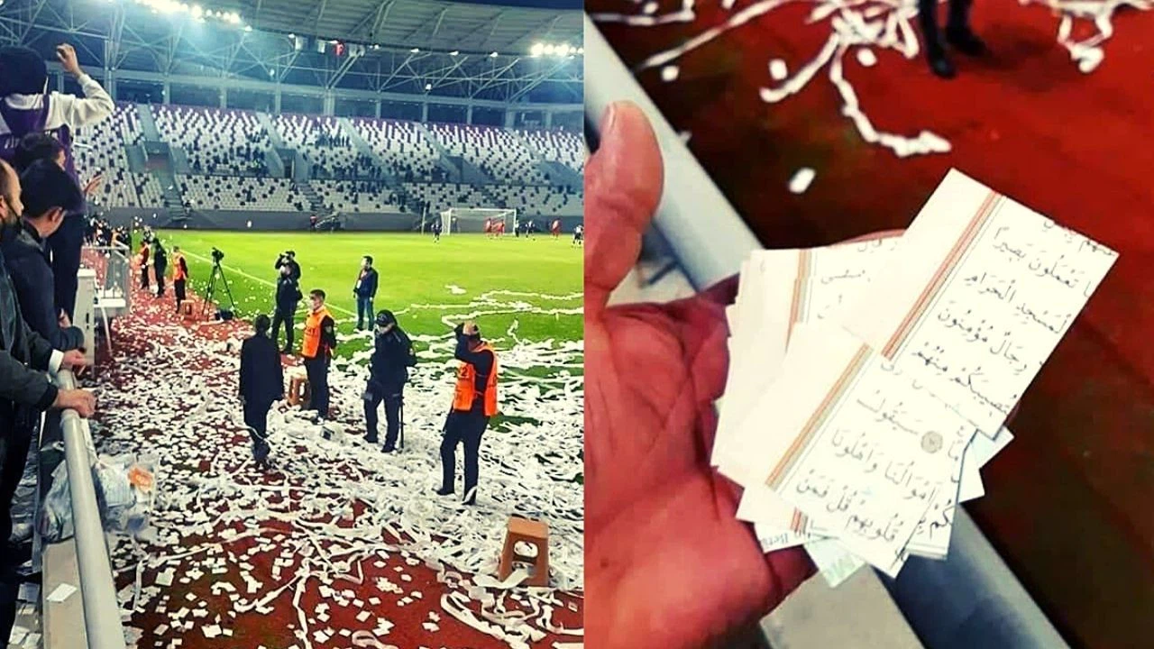 Ordu'da futbol maçında tepki çeken konfetiler nedeniyle 4 kişi gözaltına alındı