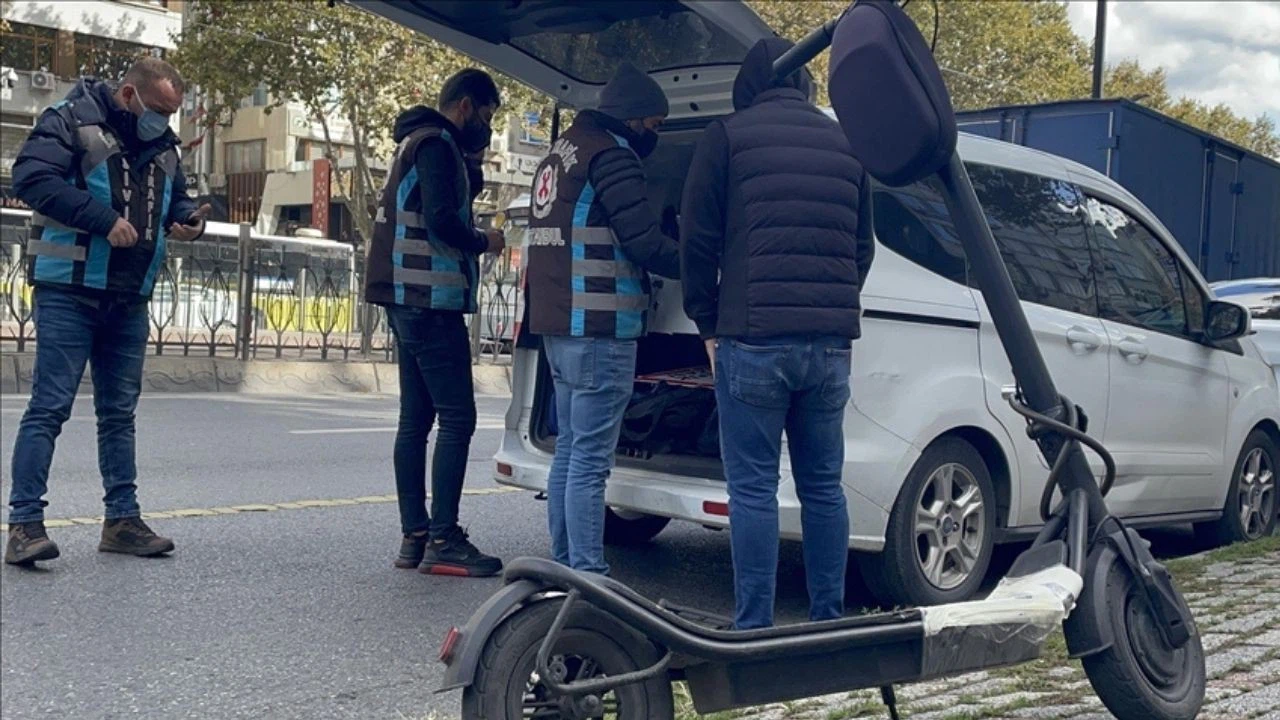 Kurallara uymayan elektrikli scooter sürücülerine ceza yağdı