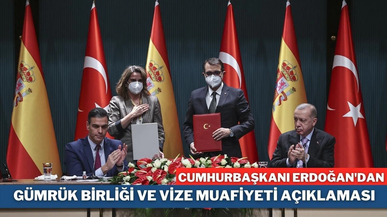 Cumhurbaşkanı Erdoğan: Vatandaşlarımıza vize muafiyeti tanınması gerekir