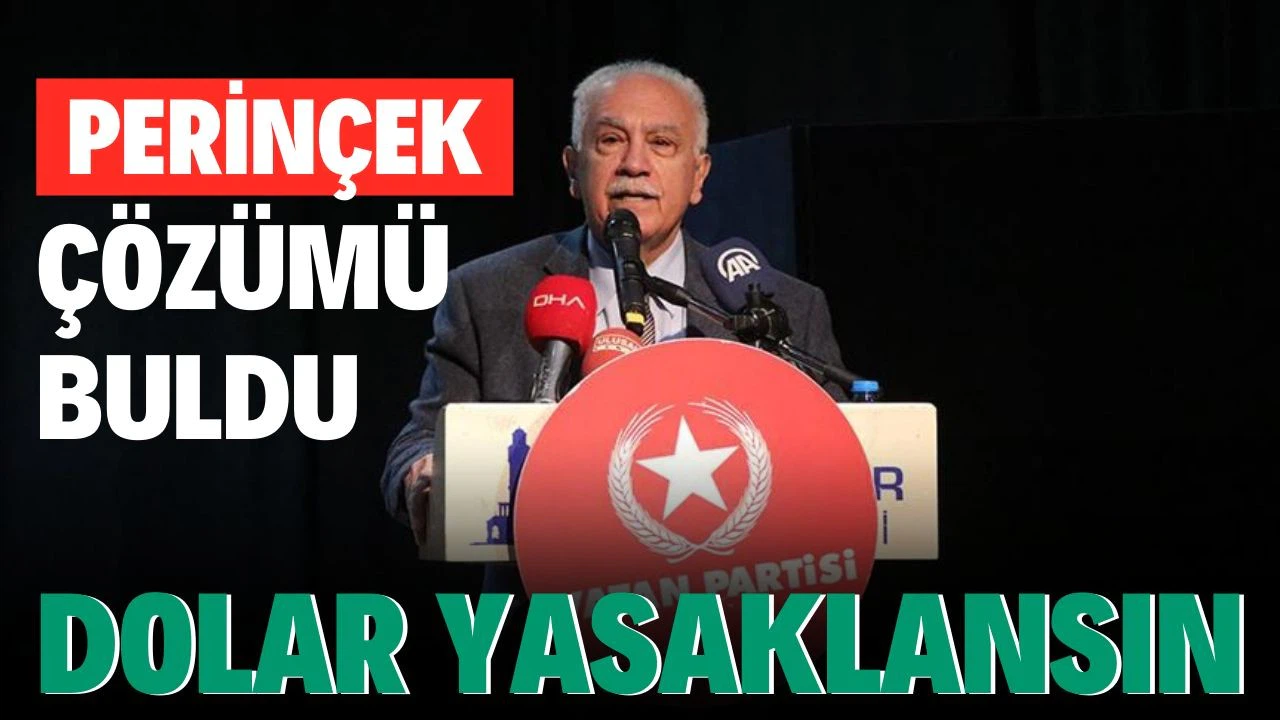 Perinçek çözümü buldu; "Dolar yasaklansın"