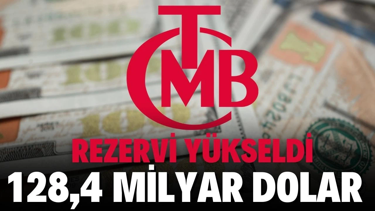 Merkez Bankası rezervleri 128,4 milyar dolara yükseldi