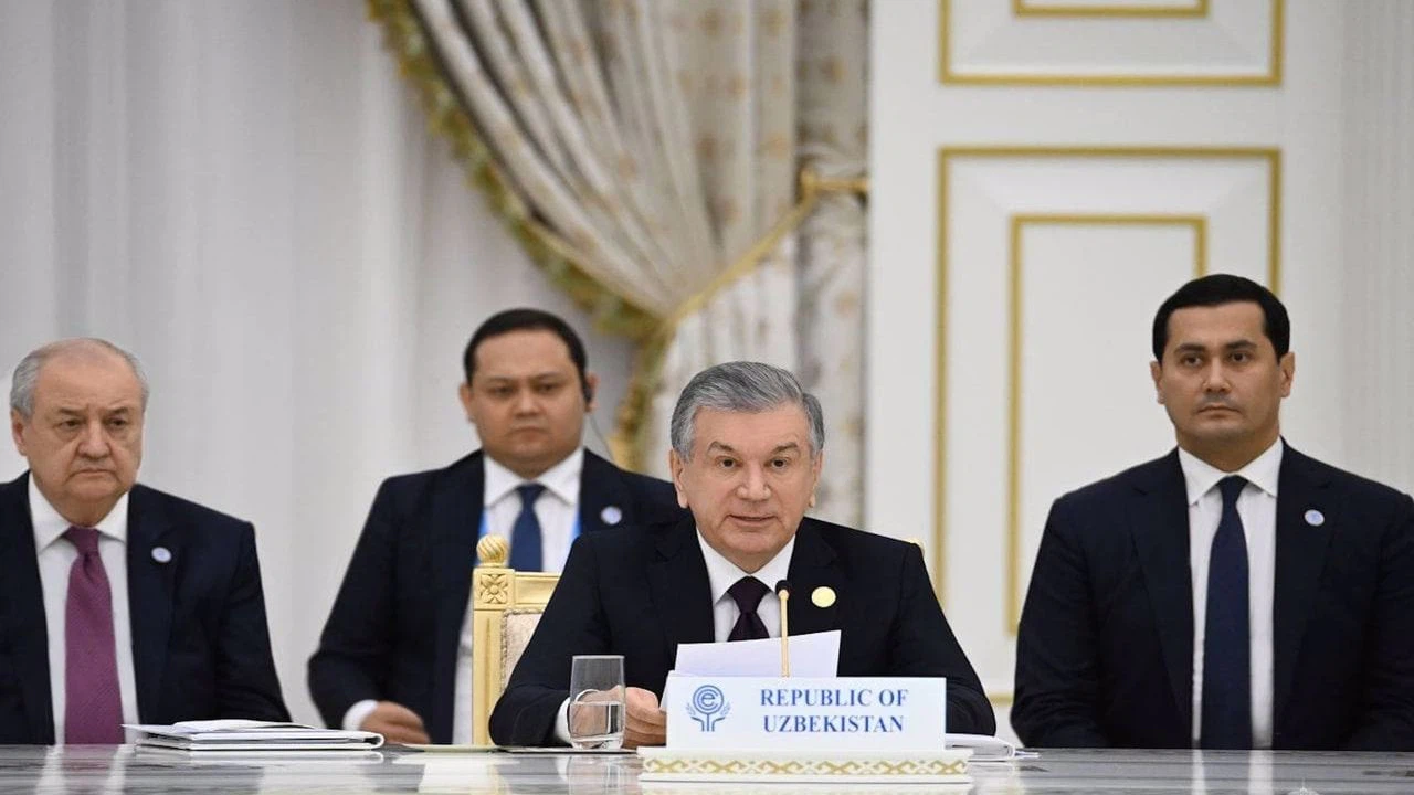 Özbekistan Cumhurbaşkanı Mirziyoyev EİT Zirvesi'nde konuştu