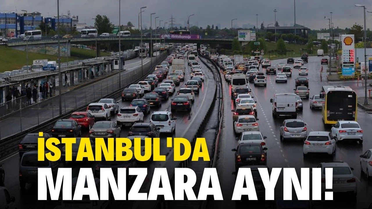 Okullar açıldı, İstanbul'da trafik felç oldu!