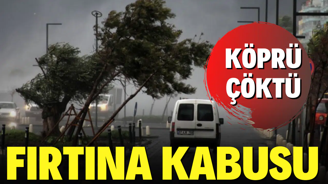 Antalya'da kuvvetli rüzgar ve sağanak