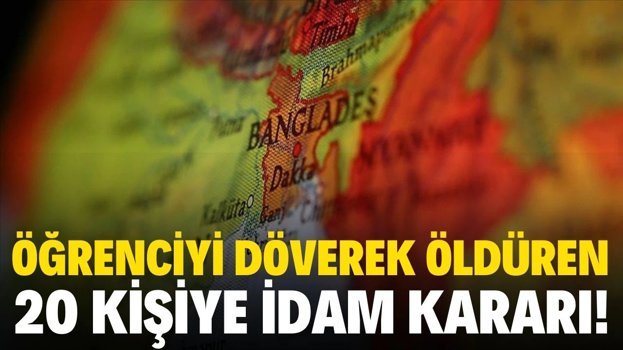 Üniversite öğrencisini döverek öldüren 20 kişiye idam cezası verildi