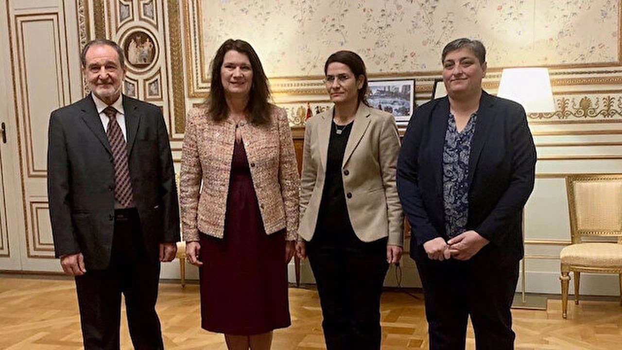 İsveçli Bakan PKK’lı heyeti ağırladı tam destek sözü verdi: 376 milyon dolar destek verecekler