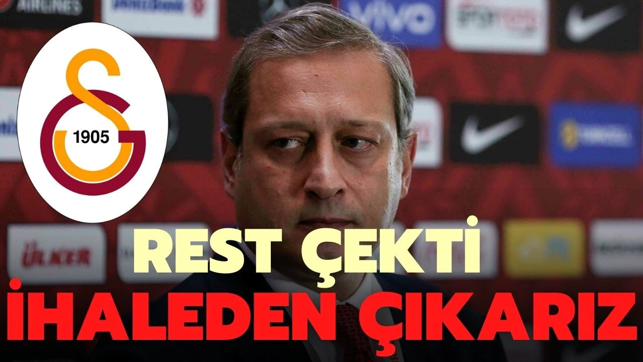 Burak Elmas'tan TFF'ye ihale resti; "Çekilebiliriz"